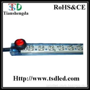 CE Approved Waterproof Super Flux Piranha LED Bar Light with Switch (TD-12RDFW60)
